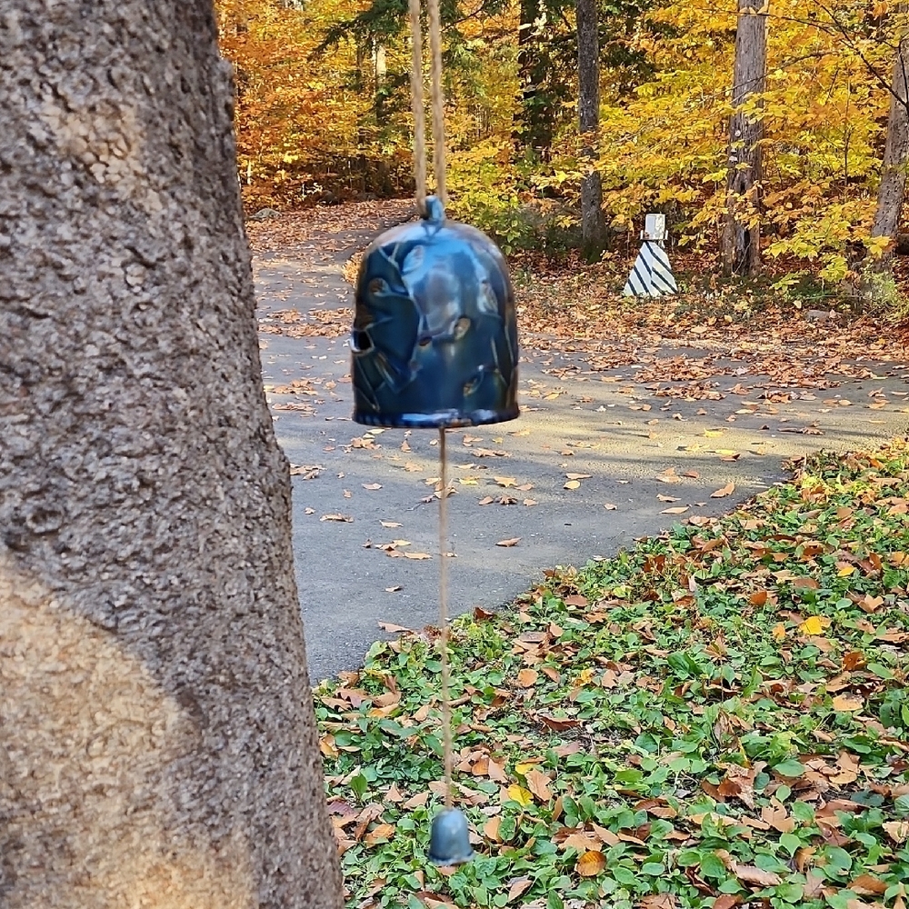 Ceramic Blue Wind Chime